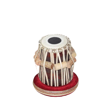 Professional Rose Wooden Tabla Set with copper Bayan - Handcrafted free carry bag - Image 5