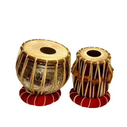 Professional Wooden Tabla Set with Copper Bayan - Handcrafted carry bag free
