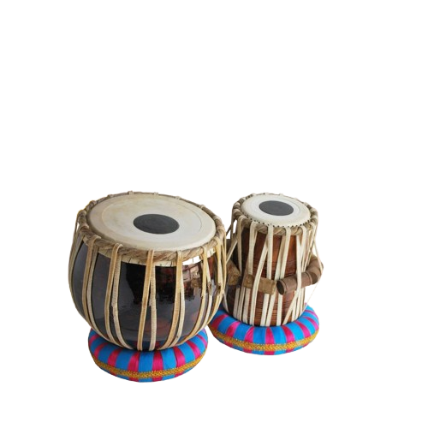 Beginner students Rose Wooden Tabla Set with Steel Bayan - Handcrafted carry bag free