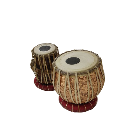 Professional Wooden Tabla Set with Copper Bayan - Handcrafted carry bag free