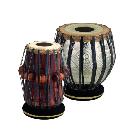 Professional Wooden Tabla Set with Copper Bayan - Handcrafted carry bag free