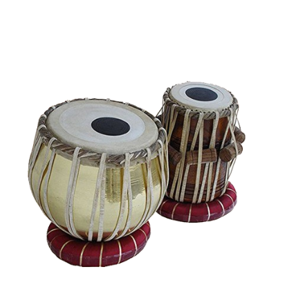 Professional Wooden Tabla Set with Copper Bayan - Handcrafted carry bag free