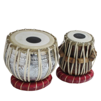Professional Wooden Tabla Set with Copper Bayan - Handcrafted carry bag free