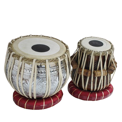 Professional Wooden Tabla Set with Copper Bayan - Handcrafted carry bag free