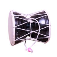 shiv wooden Damru 8 inch free delivery Black colour