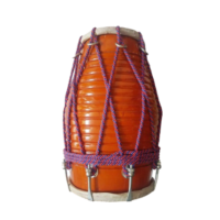 17 inch Rosewood Dholak with carry bag -yellow  Finish