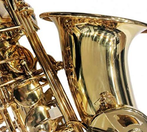 Professional Alto Saxophone,Super Special Quality, Brass polish with Extra Item Like Hardcase +Reeds+Belt+Pad+Gloves - Image 4