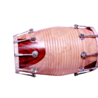 Professional teakwood 17 inch Dholak Dholki Dhol Drum with carry bag