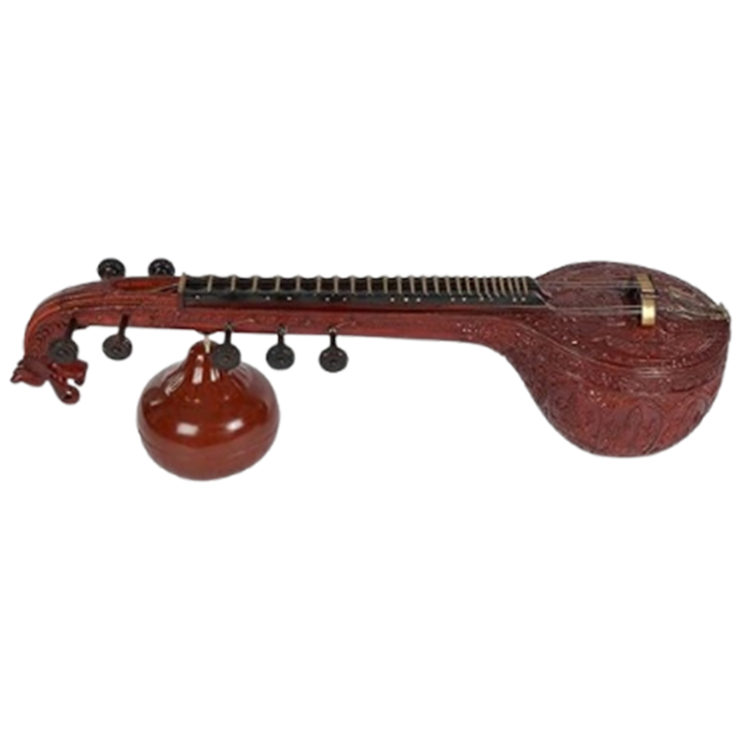 Handcrafted Wooden Tanpura (Tambura) – Traditional Classical String Instrument - Image 2