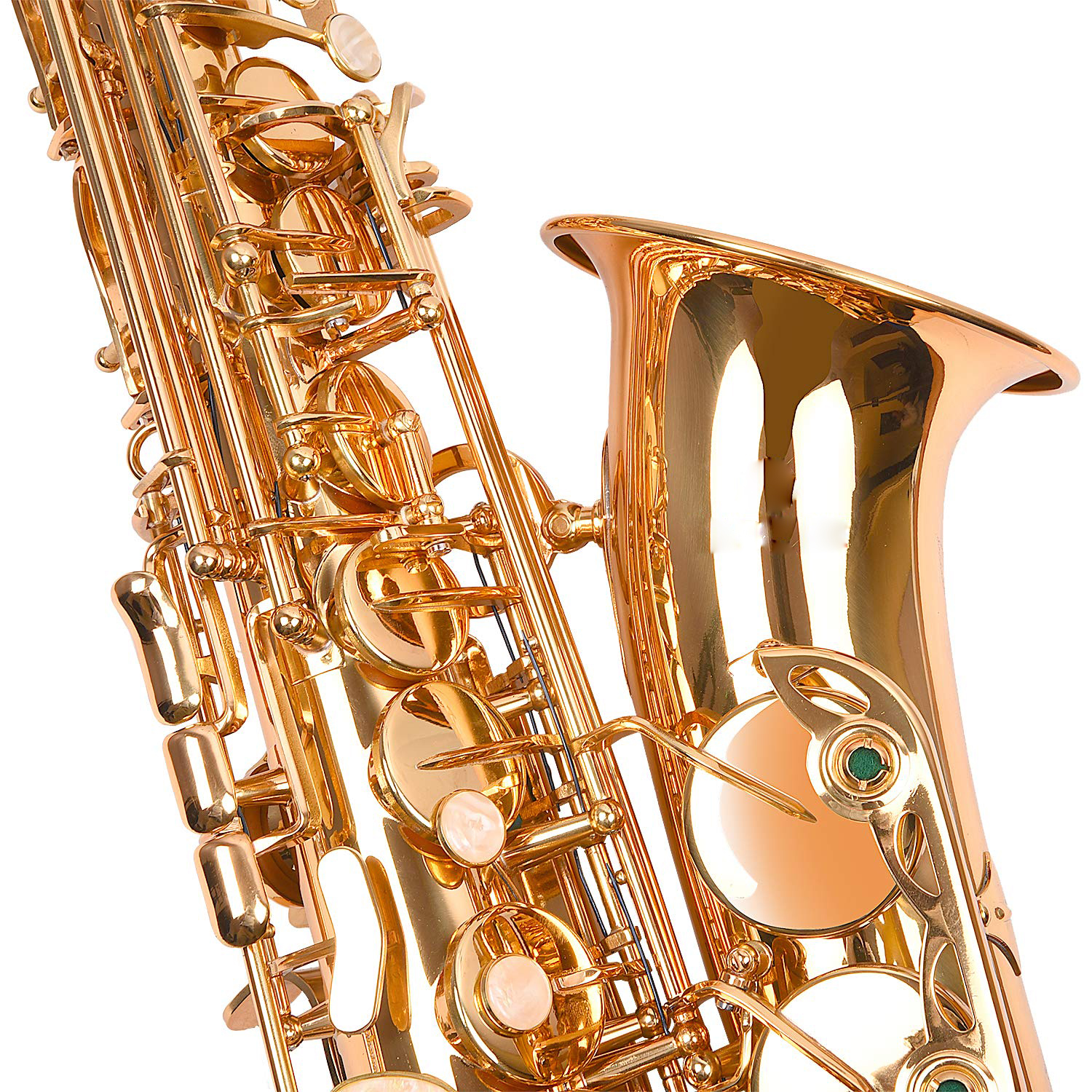 Professional Alto Saxophone – Gold Lacquer Finish with Carry Case - Image 3
