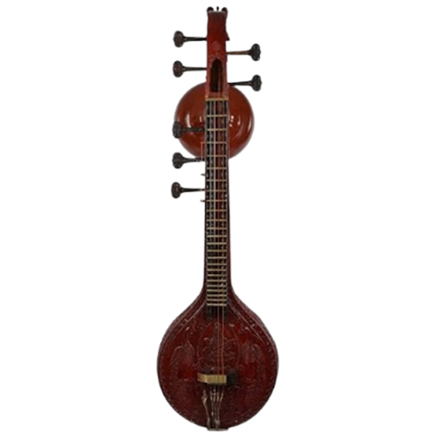 Handcrafted Wooden Tanpura (Tambura) – Traditional Classical String Instrument - Image 3