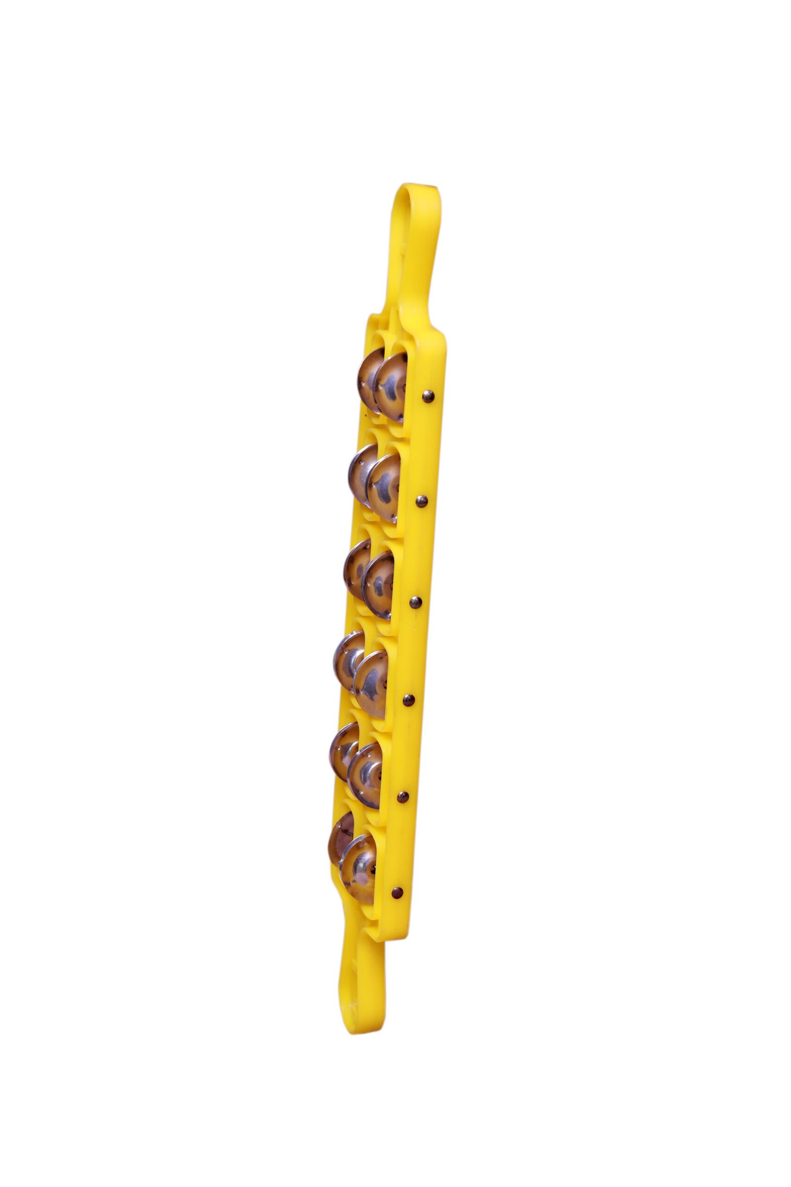 Handtal Plastic Indian Musical Instrument Yellow, 6 Line - Image 3