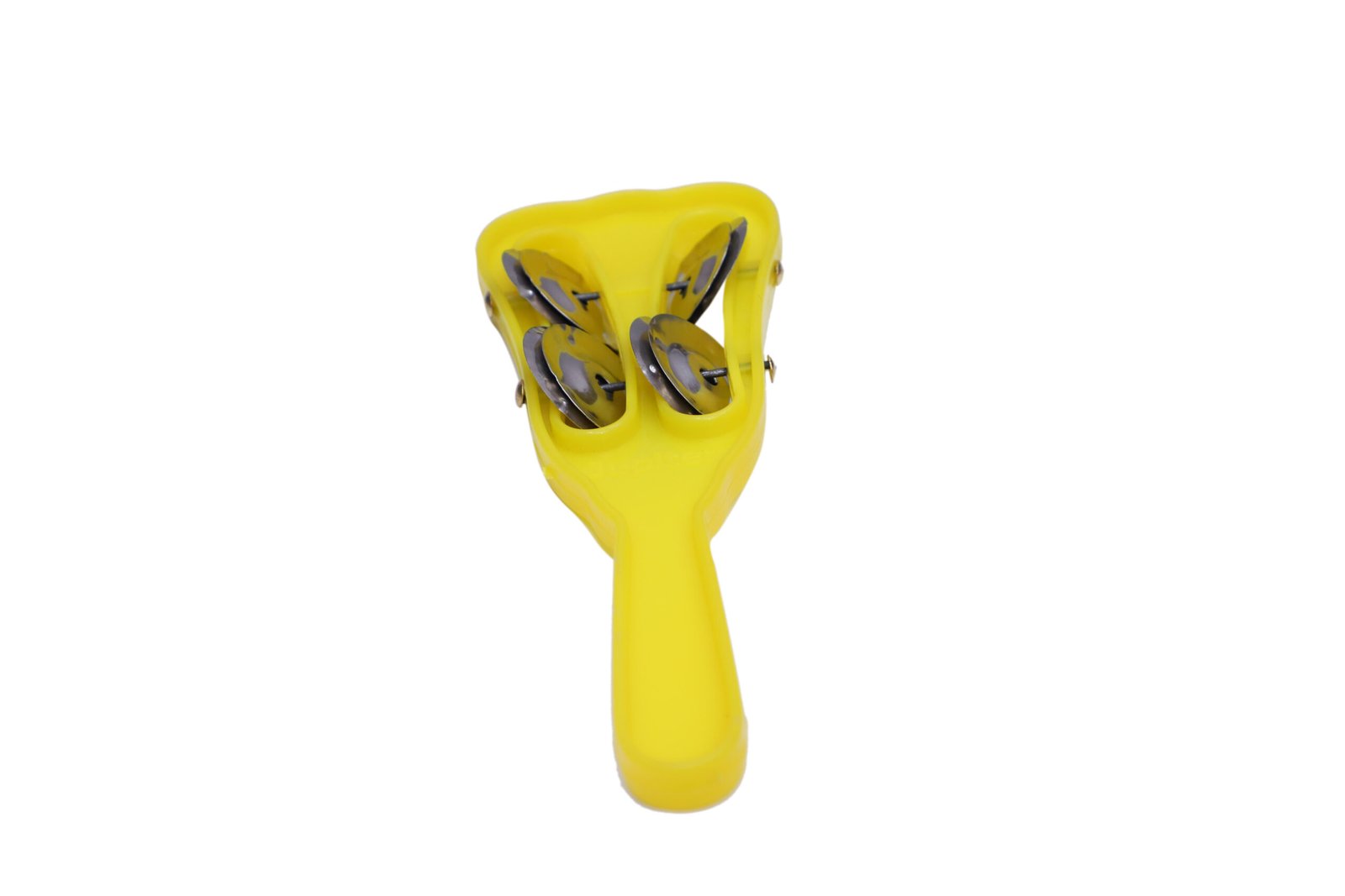 Handtal Plastic Indian Musical Instrument Yellow, 2 Line - Image 2