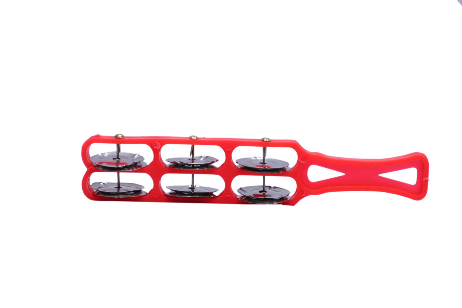 Handtal Plastic Indian Musical Instrument orange 3 Line - Image 3