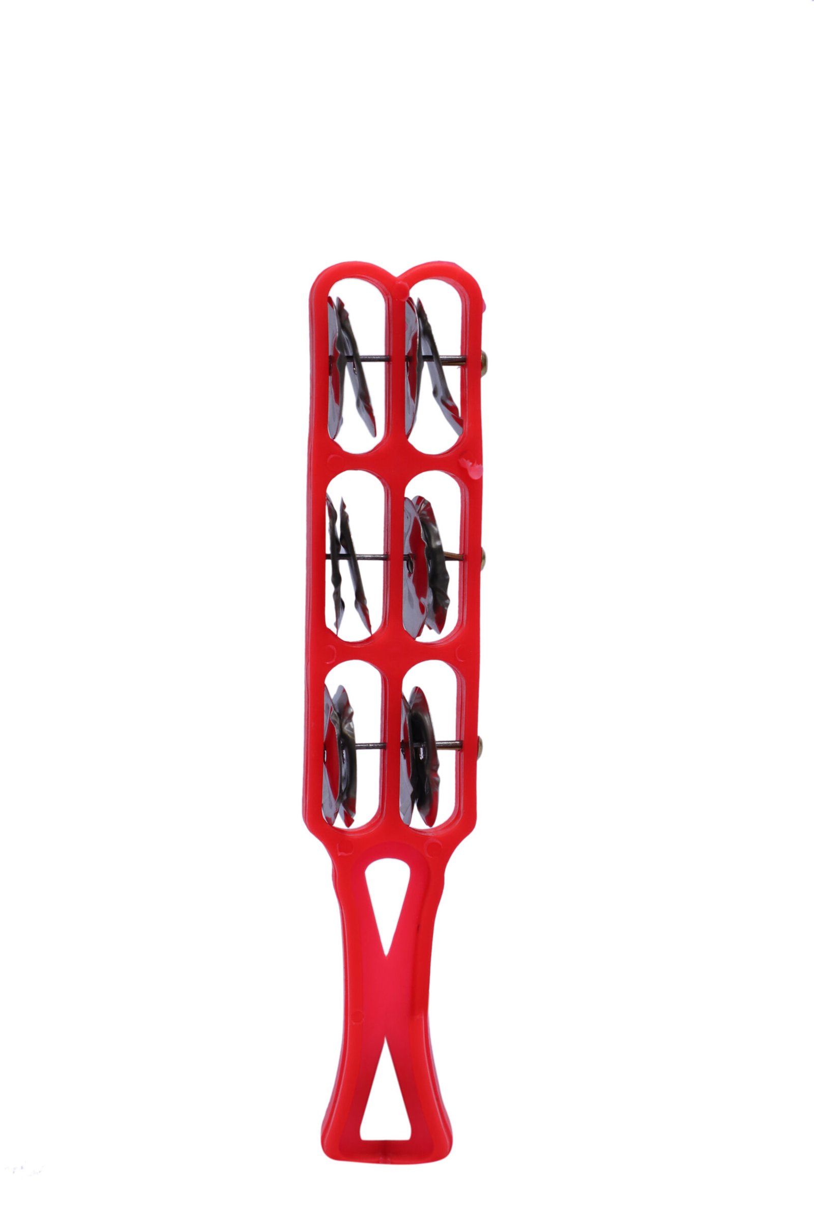 Handtal Plastic Indian Musical Instrument orange 3 Line