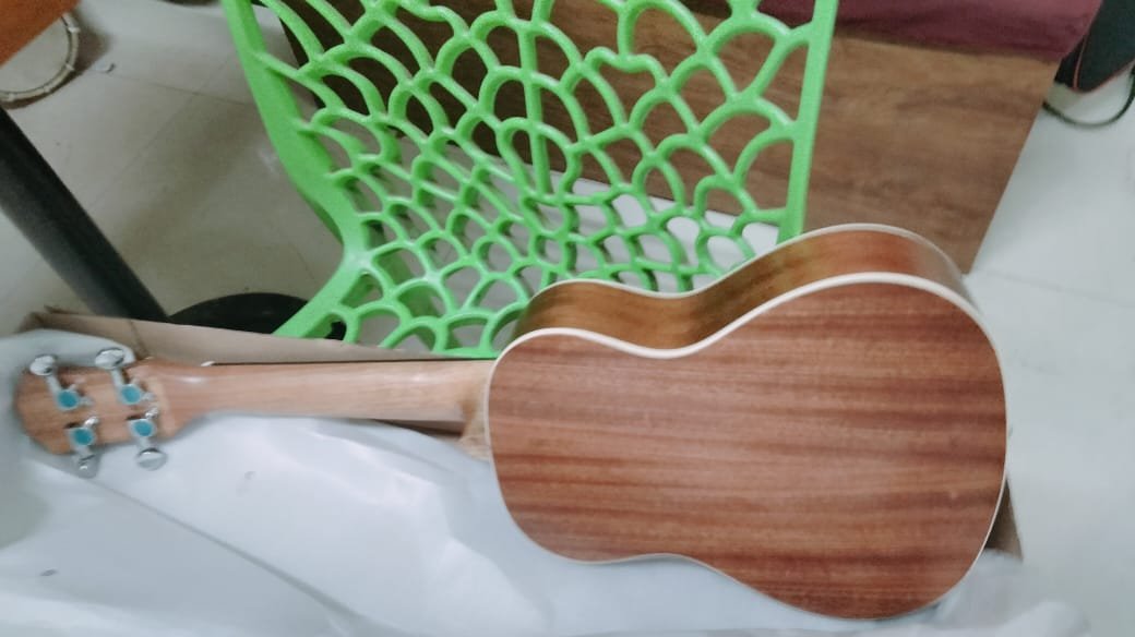 20 24" Concert Ukulele | Sapele Body & Okume Neck | 4 Aquila Nylon Strings | Die-Cast Tuning Keys - Image 4