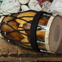 17 inch Professional Teak Wood Dholak with carry bag Free