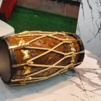 17 inch Professional Teak Wood Dholak with carry bag Free
