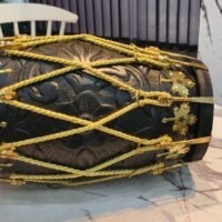 17 inch Professional Teak Wood Dholak with carry bag Free