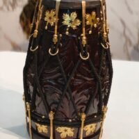 17 inch Professional Teak Wood Dholak with carry bag Free
