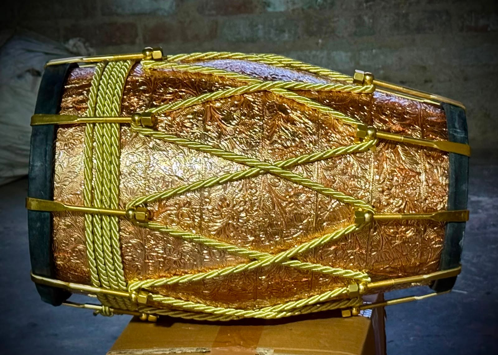 17 inch Professional Teak Wood Dholak with carry bag Free - Image 3