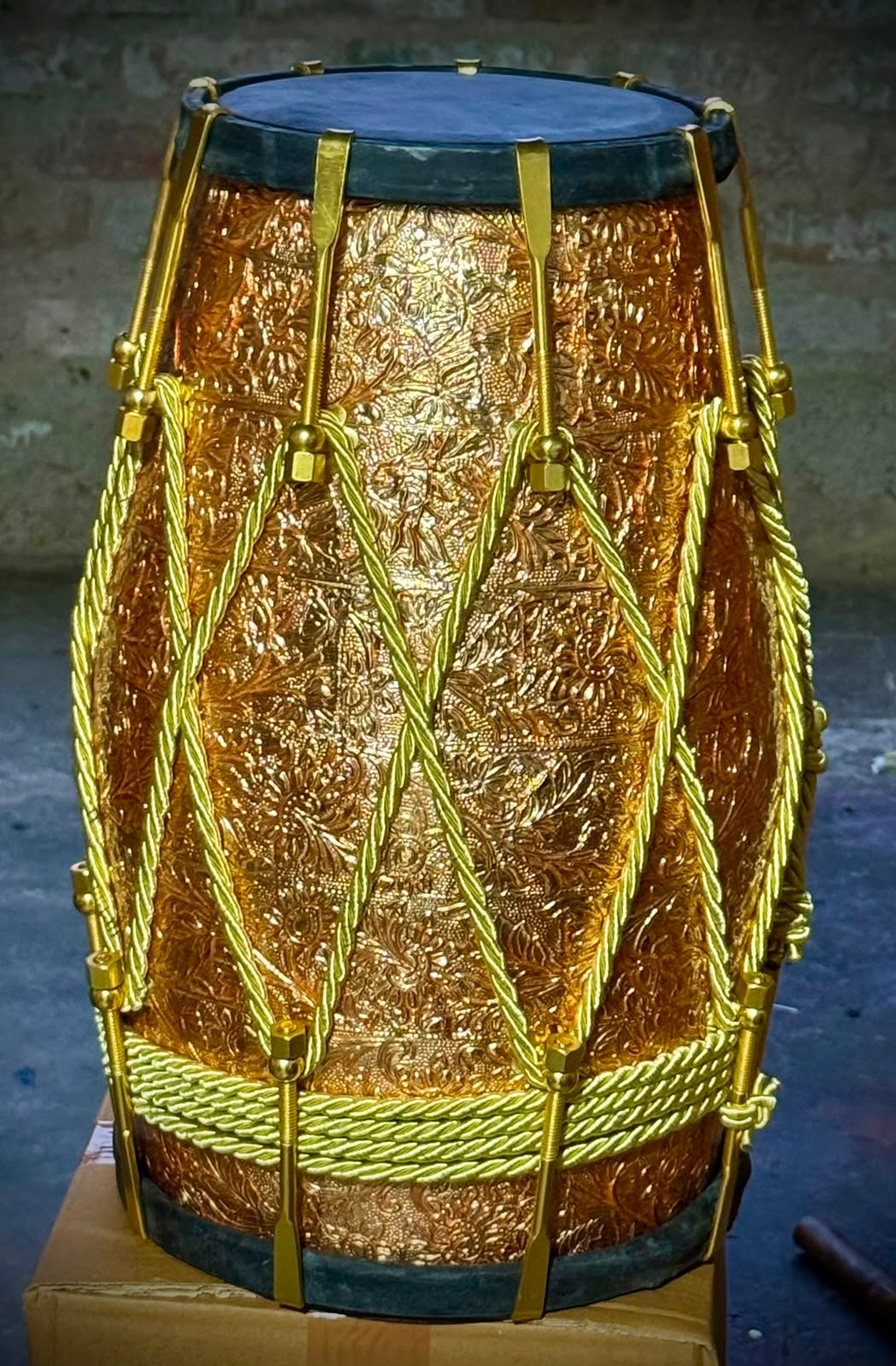 17 inch Professional Teak Wood Dholak with carry bag Free - Image 2