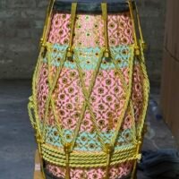 17 inch Professional Teak Wood Dholak with carry bag Free