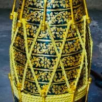 17 inch Professional Teak Wood Dholak with carry bag Free