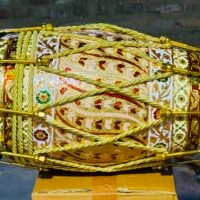 17 inch Professional Teak Wood Dholak with carry bag Free