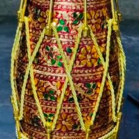 17 inch Professional Teak Wood Dholak with carry bag Free