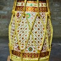 17 inch Professional Teak Wood Dholak with carry bag Free